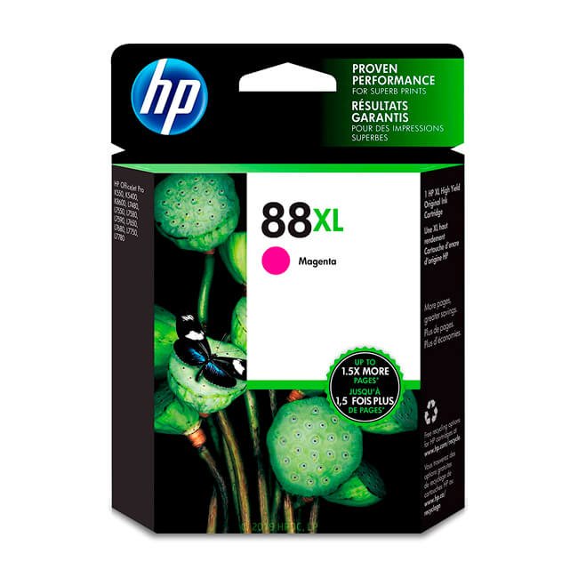 Tinta HP C9392AL (88XL) Magenta 1,540 Pag. Officejet Pro K5400