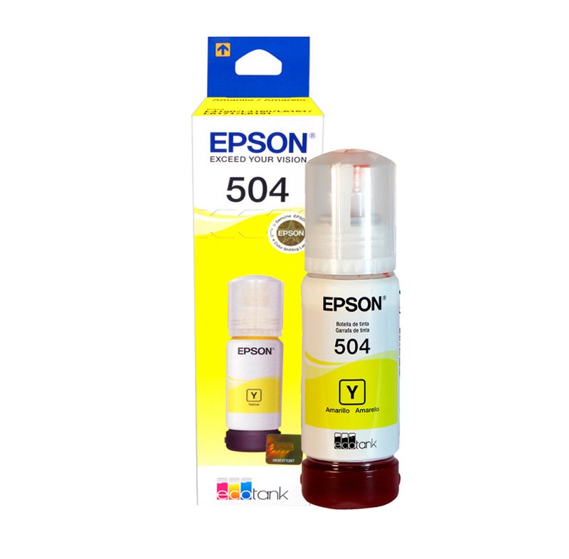 Botella de Tinta Epson T504 (T504420) Yellow 70ml - Imagen 2