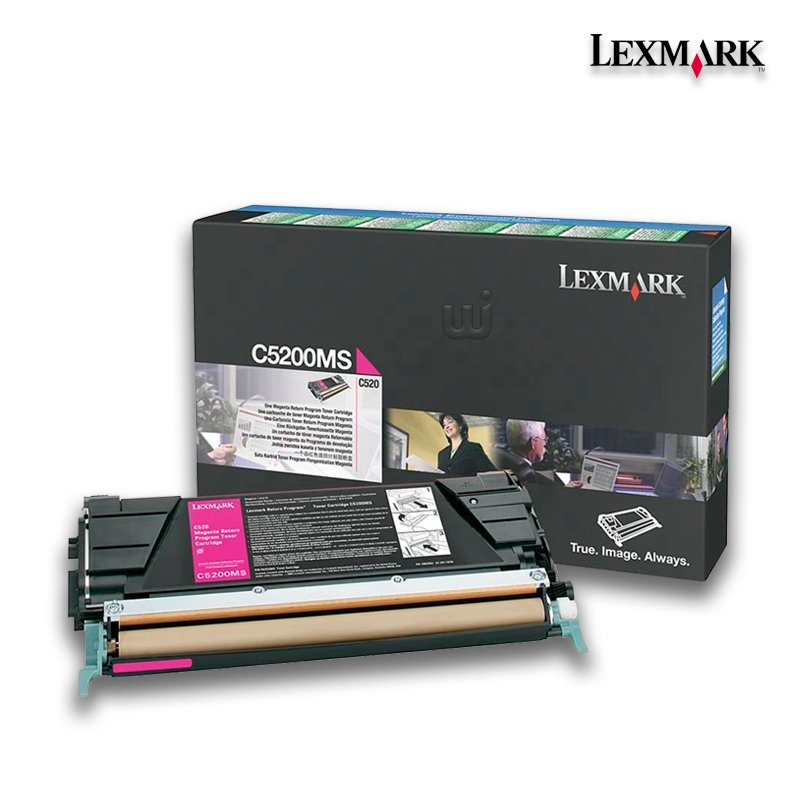 Tóner Lexmark C5200MS Magenta 1,500pag