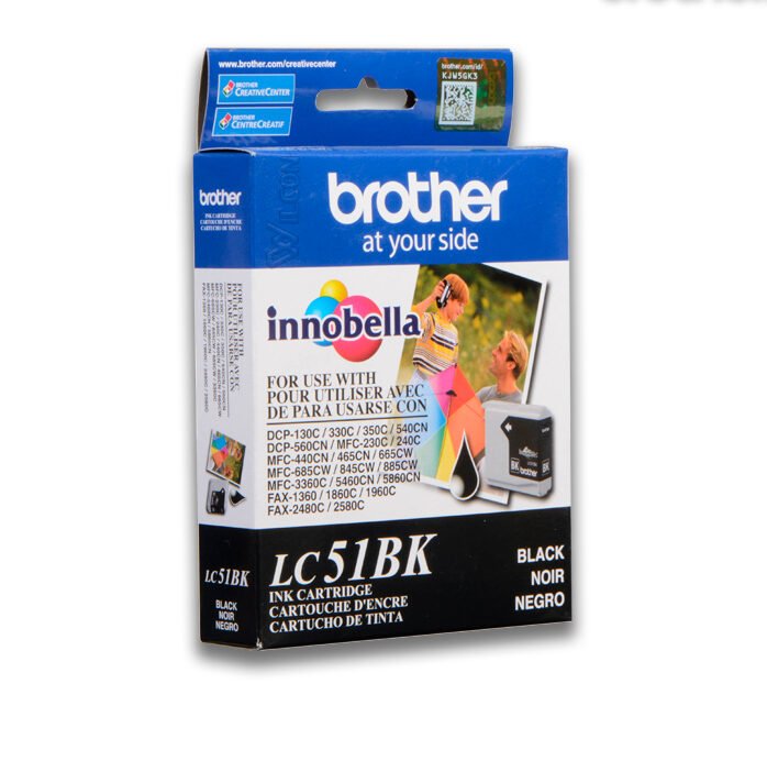 Tinta Brother LC-51BK Negro 500 paginas