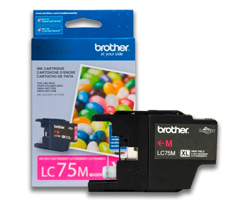 Tinta Brother LC-75M Magenta 600 paginas