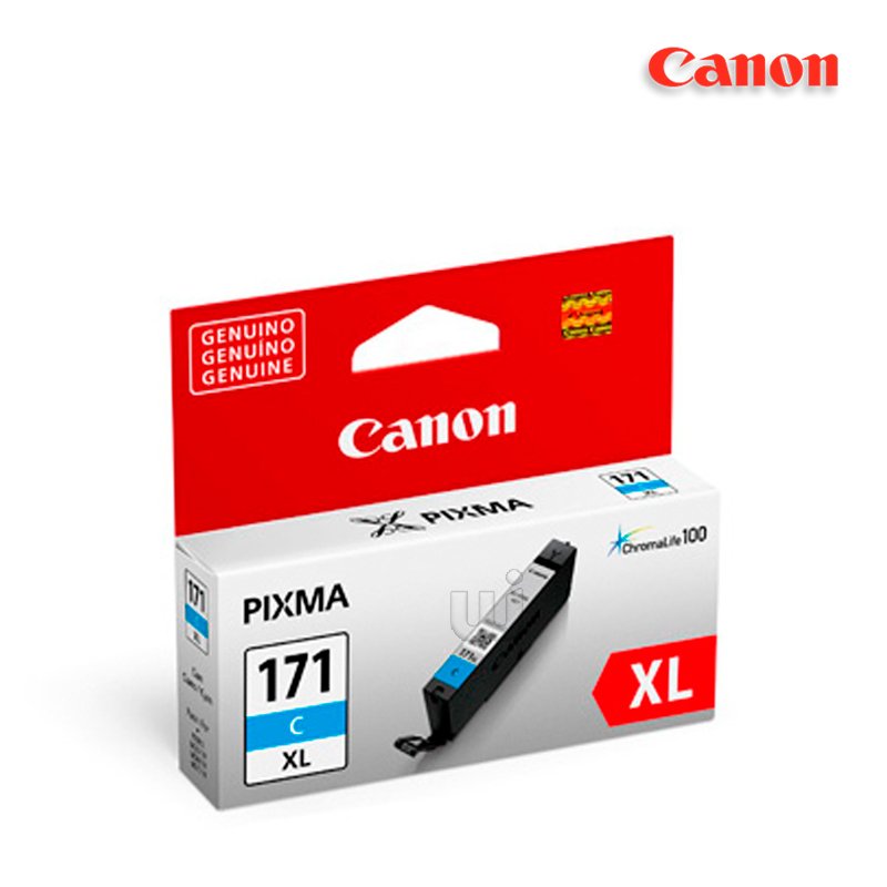 Tinta Canon CLI-171XL Cyan 10.8ML 550Pag MG5710 MG6810