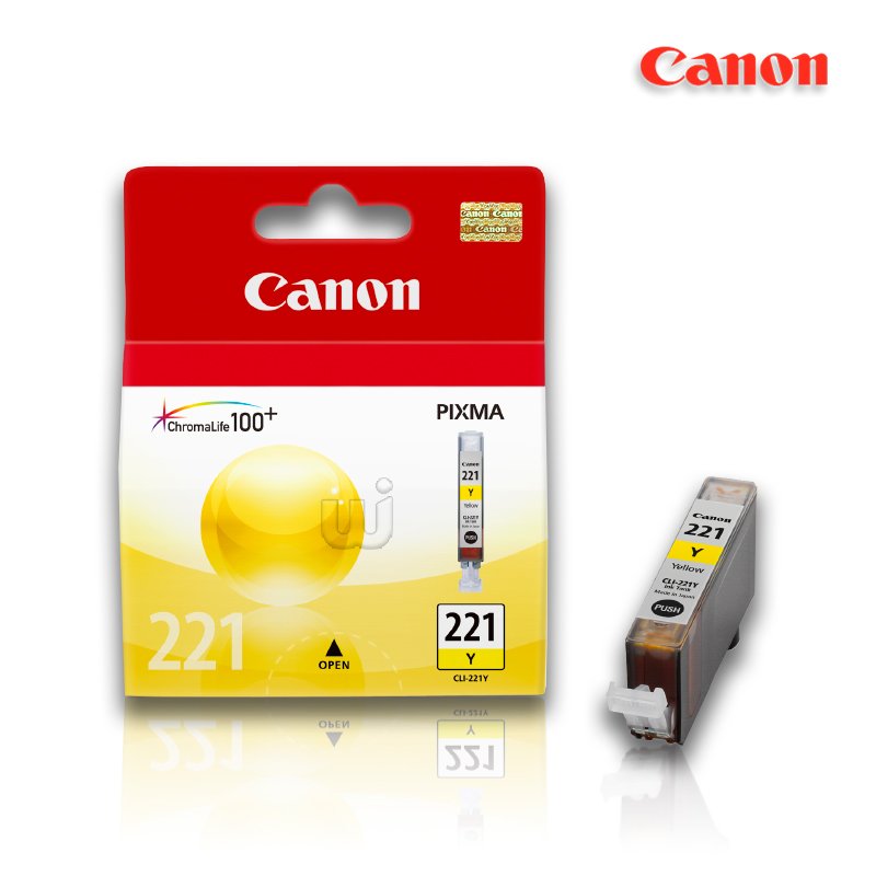 Tinta Canon CLI-221 Yellow 9ML 210Pag iP4600 MP540