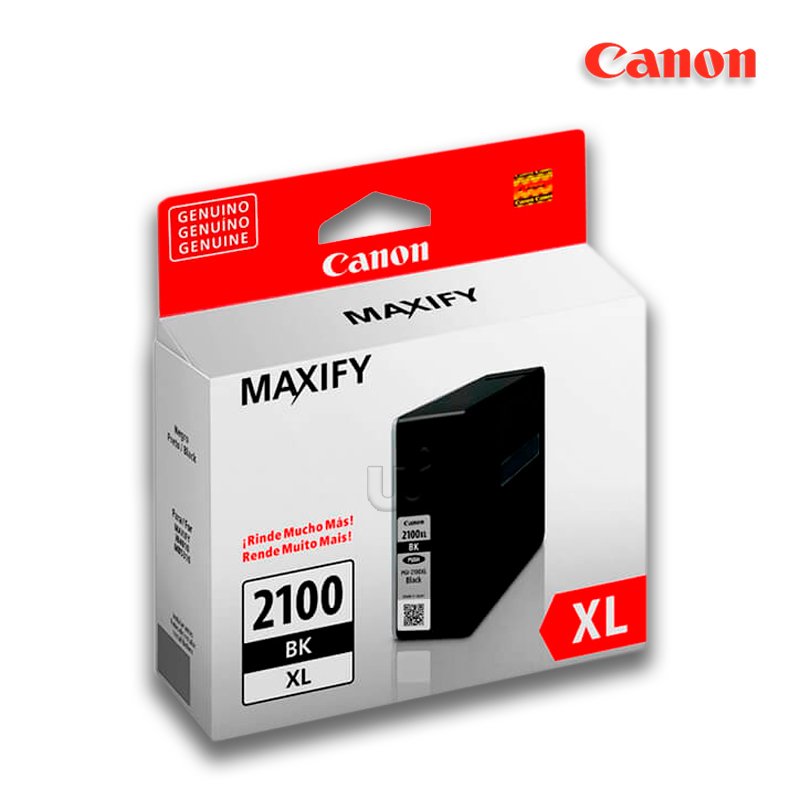 Tinta Canon PGI-2100XL Negro 29ML 1,295Pag. MB5310 IB4010