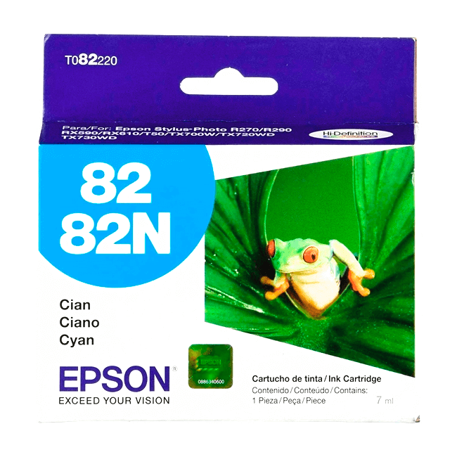 Tinta Epson T082220 (82N) Cyan 500 Pag
