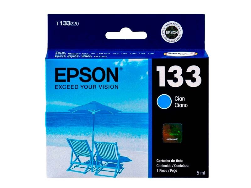 Tinta Epson T133220 (133) Cyan 300 Pag