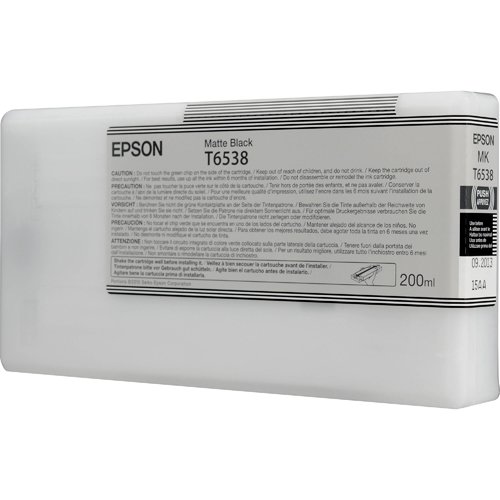Tinta Epson T653800 Matte Black (200ML) - Imagen 2
