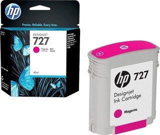 Tinta HP B3P14A (727) Magenta 40ML DesignJet T1500 - Imagen 2