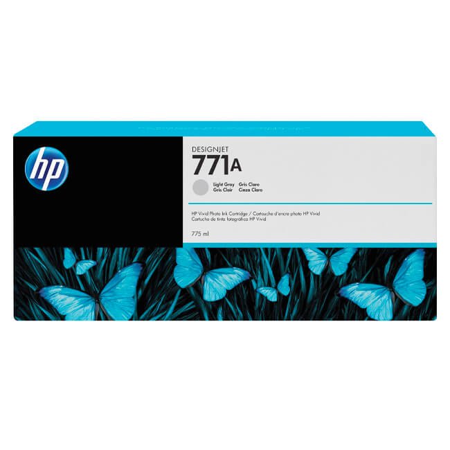 Tinta HP B6Y22A (771A) Light Gris 775ML DesignJet Z6200
