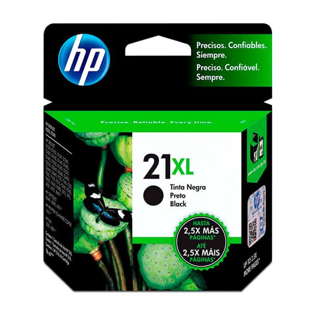 Tinta HP C9351CL (21XL) Negro 475 Pag. Deskjet 3920