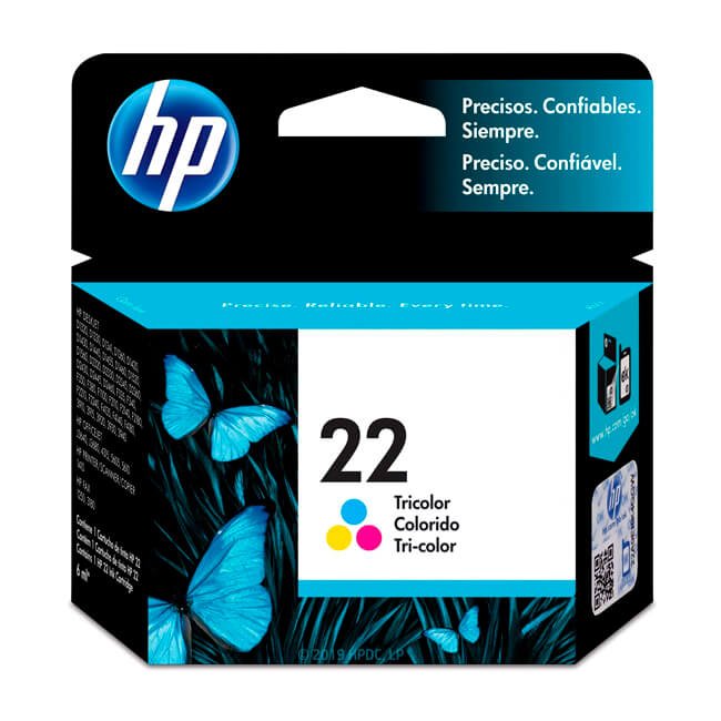 Tinta HP C9352AL (22) Tricolor 165Pag. Deskjet 3920