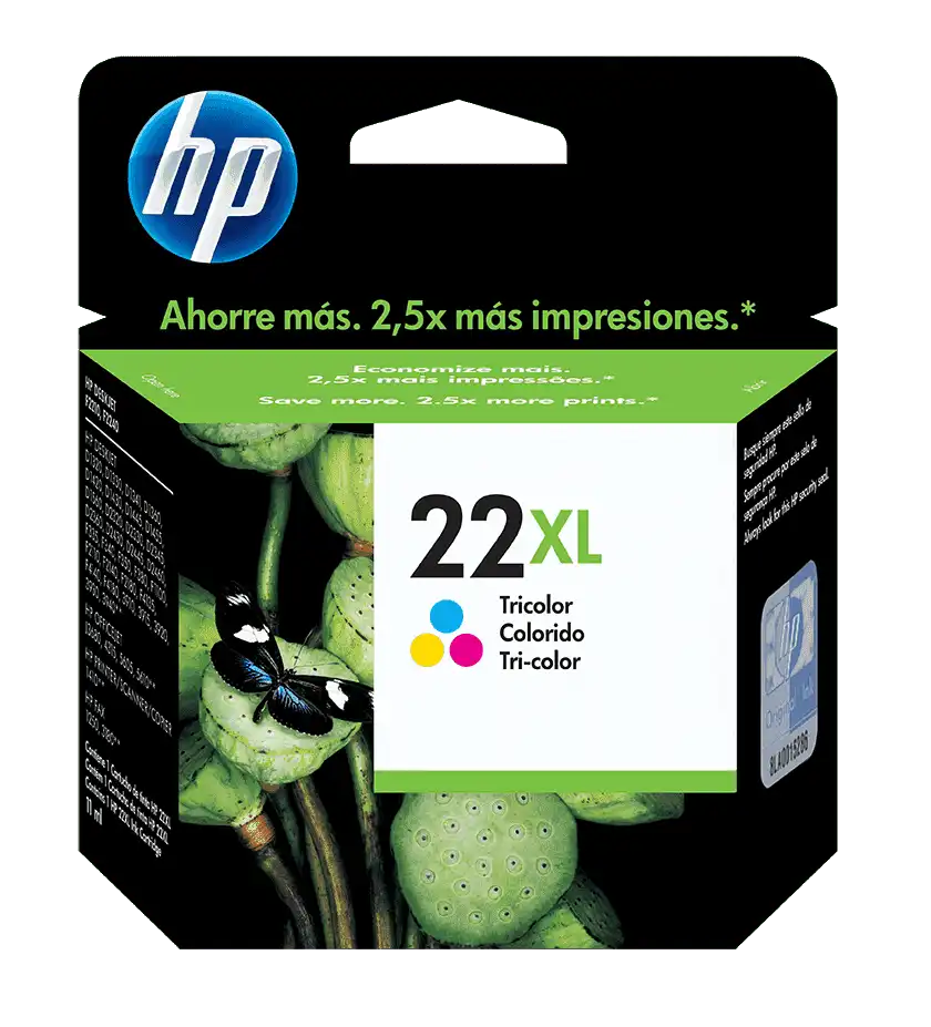 Tinta HP C9352CL (22XL) Tricolor 415 Pag. Deskjet 3920