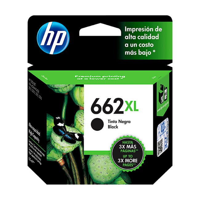 Tinta Hp CZ105AL (662XL) Negro 360 Pag.