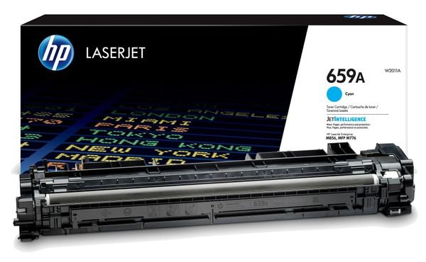 Tóner Hp 659A (W2011A) Cyan 13,000 Pag LaserJet Enterprise M856dn - Imagen 2