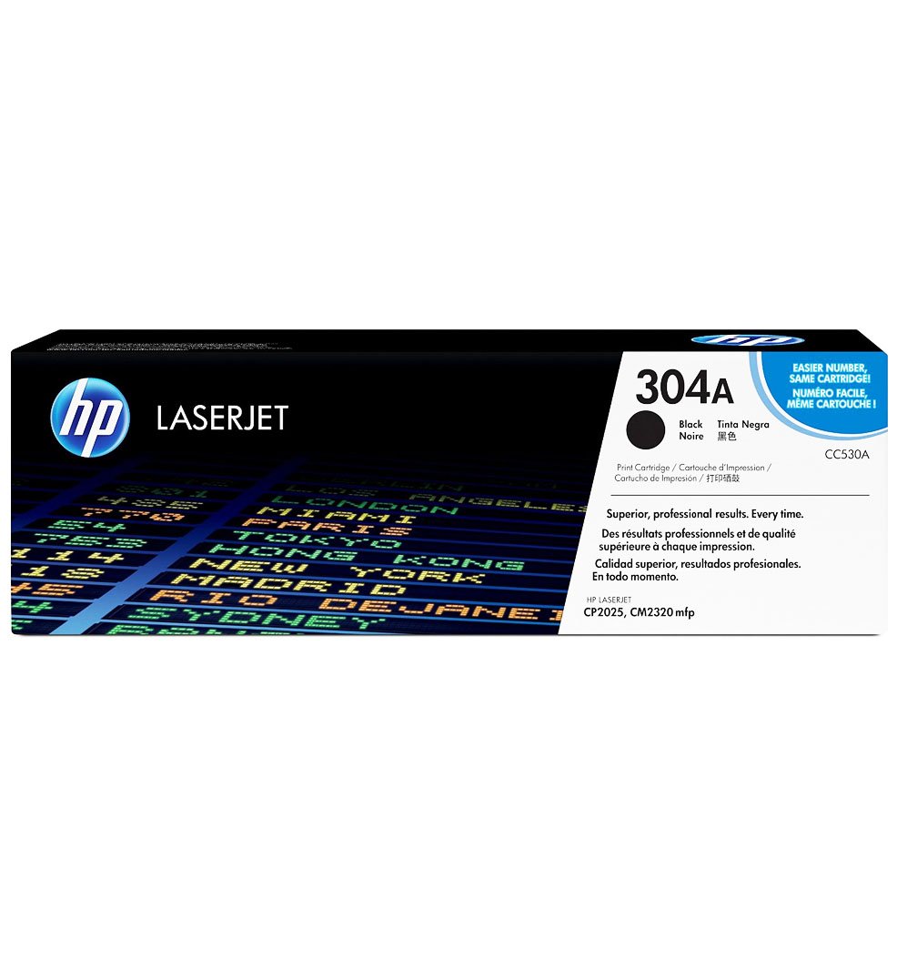 Toner Hp 304A (CC530A) Negro 3,500 Pag. Color LaserJet CP2025
