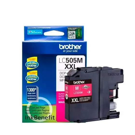 Tinta Brother LC-505M Magenta 1,200 paginas
