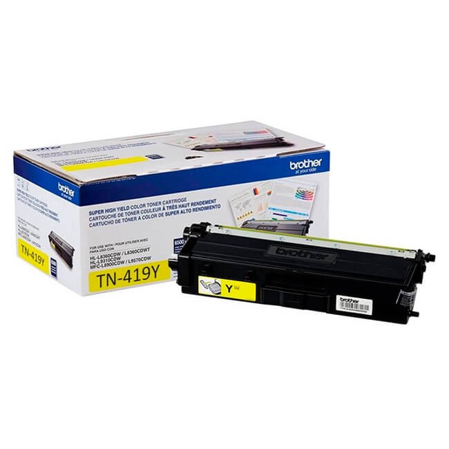 Toner Brother TN-419Y Yellow 9,000 paginas