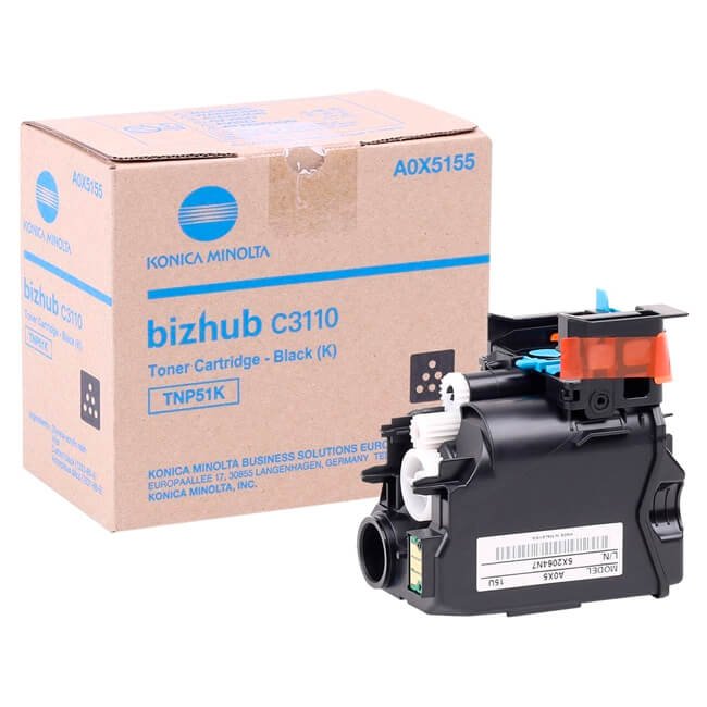 Toner Konica Minolta TNP51K Negro 5,000 páginas