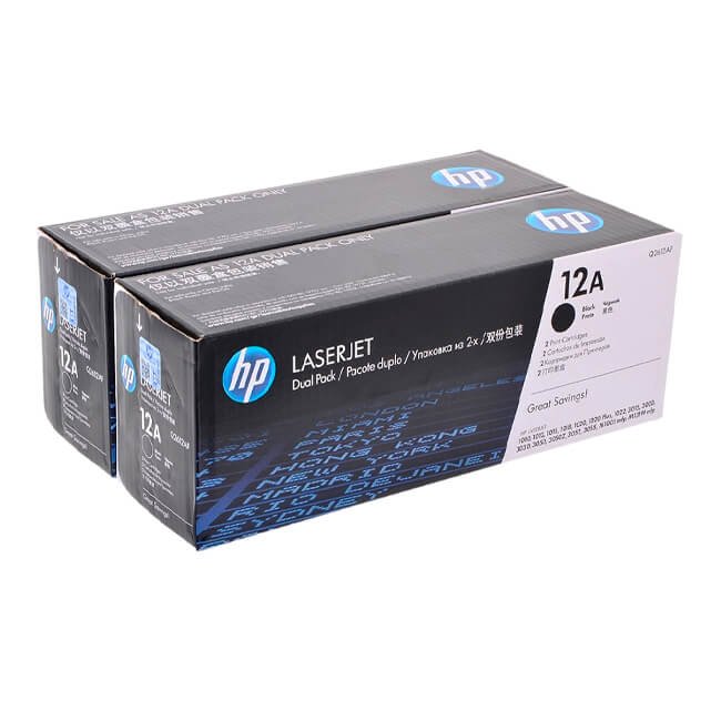 Toner Hp 12AD (Q2612AD) Negro Dual Pack 2,000 Pag LaserJet 1020 - Imagen 2